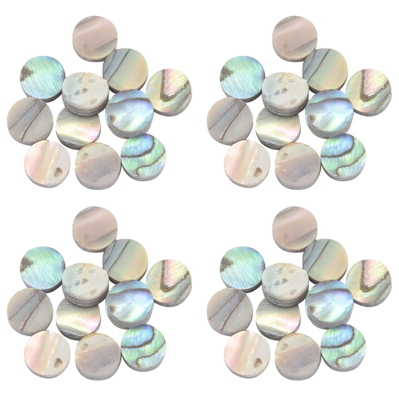 48 Pcs New Zealand Abalone Luthier Dots Inlay 6Mm Fret Side Marker For Guitar Ukulele Bass