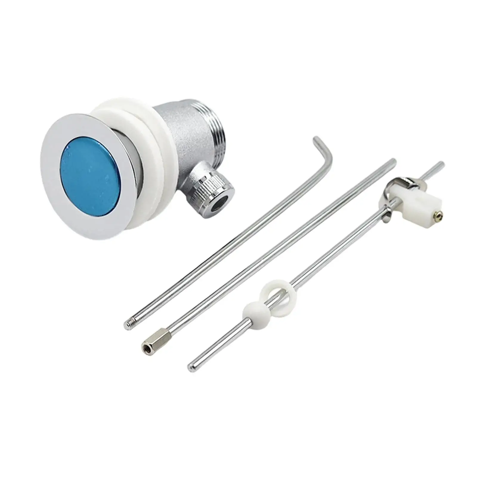 

Bathroom Sink Drain with Lift Rod High Performance Professional Maintenance Drain Stopper, Washbasin Accessories Spare Parts