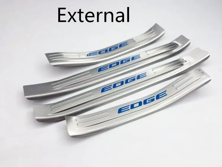 For Ford EDGE 2015-2018 High-quality stainless steel Threshold bar Welcome pedal Anti-scratch Car styling