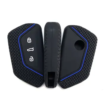 適用於大眾高爾夫8 Mk8 GTI GTD R ID3 ID4 2020款的裝飾矽膠汽車鑰匙套遙控器保護套裝飾汽車配件 6 最佳銷售 mk8 高爾夫 r - №2