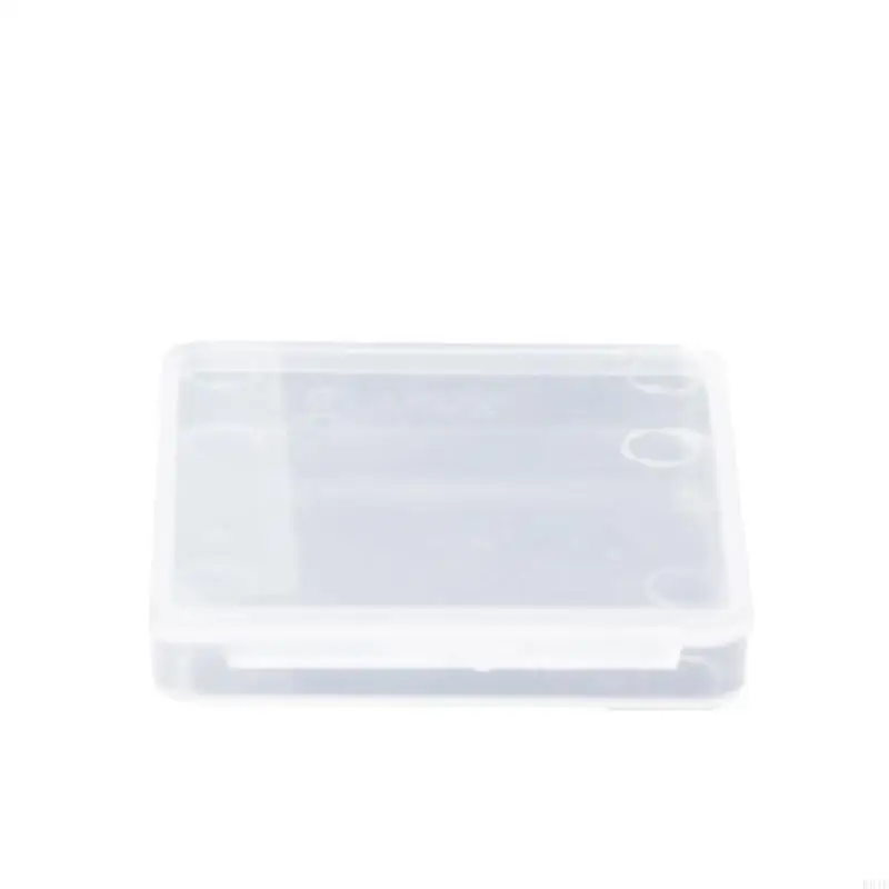 R9JE Small Square Clear Plastic Jewelry Storage Boxes Beads Crafts for Case Container