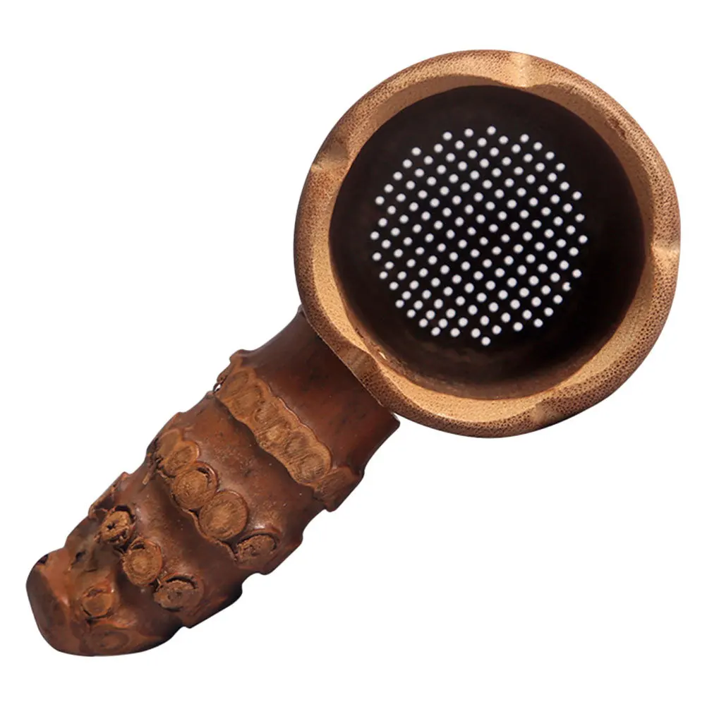 

Strainer Bamboo Mesh Filter Ergonomic Handle Fine Mesh Infuser For Home Japanese Style Tea Ceremony Hand-Made Bamboo Tea Filter