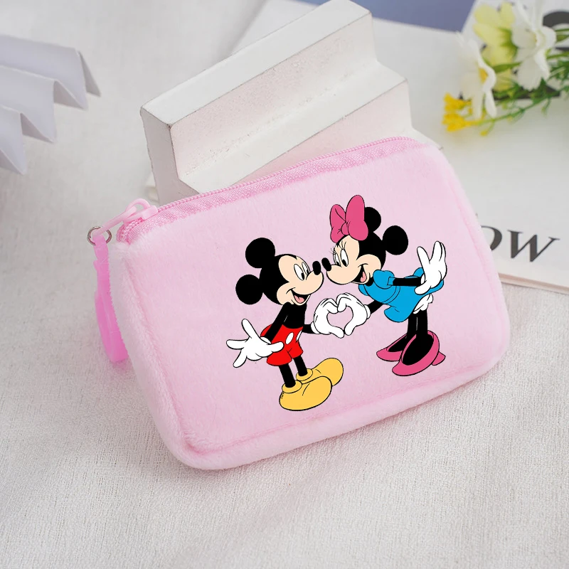 كارتون ديزني ميكي ماوس لينة محفظة للعملة أنيمي مطبوعة ميني أرقام بنين بنات المحمولة محافظ مفتاح بطاقة تخزين أكياس هدية #4