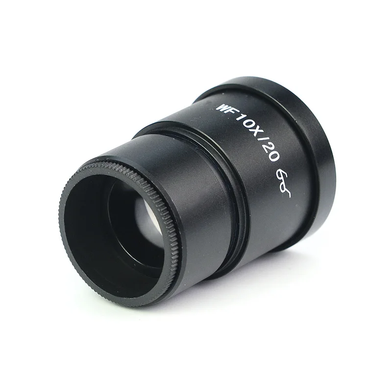 2 PCS Wide Field Eyepiece WF10X 20mm Microscope Wide Angle Eyepiece 30mm Mounting Interface Eyepiece for Stereo Microscope