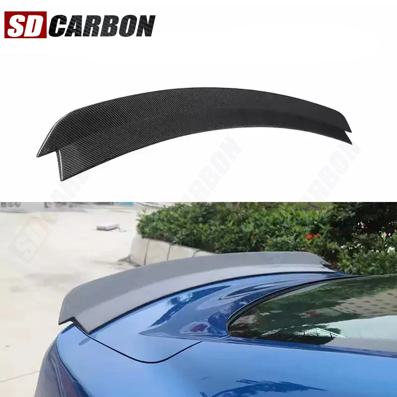 

Спойлер из карбона для Ford Mustang GT 2015-2017, заднее антикрыло, стайлинг для автоспорта, диффузор на багажник, аксессуар для автомобиля