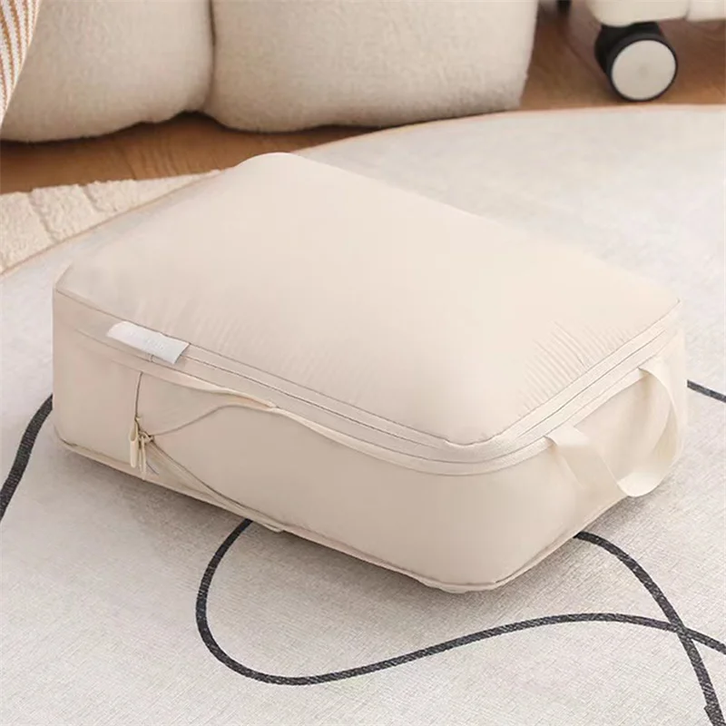 1 pz viaggio compressione imballaggio cubi borsa portatile valigia vestiti organizzatori impermeabile bagagli custodie cassetto borse