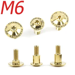 FLAWLESSTI Gr5 Titanium Bolt Bodycover Fender Bolt M6 For Suzuki GSX 1000