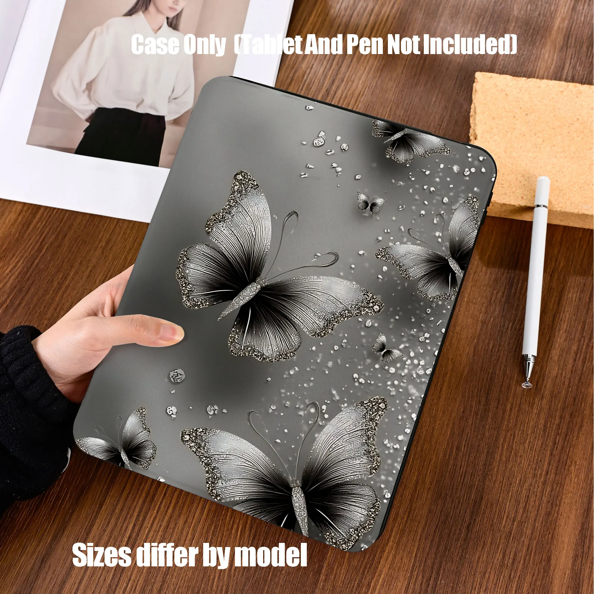 Shockproof TPU Tablet Protective Case with Pencil Holder Auto Sleep Wake for Apple /Samsung/Xiaomi/Redmi/Huawei/Honor