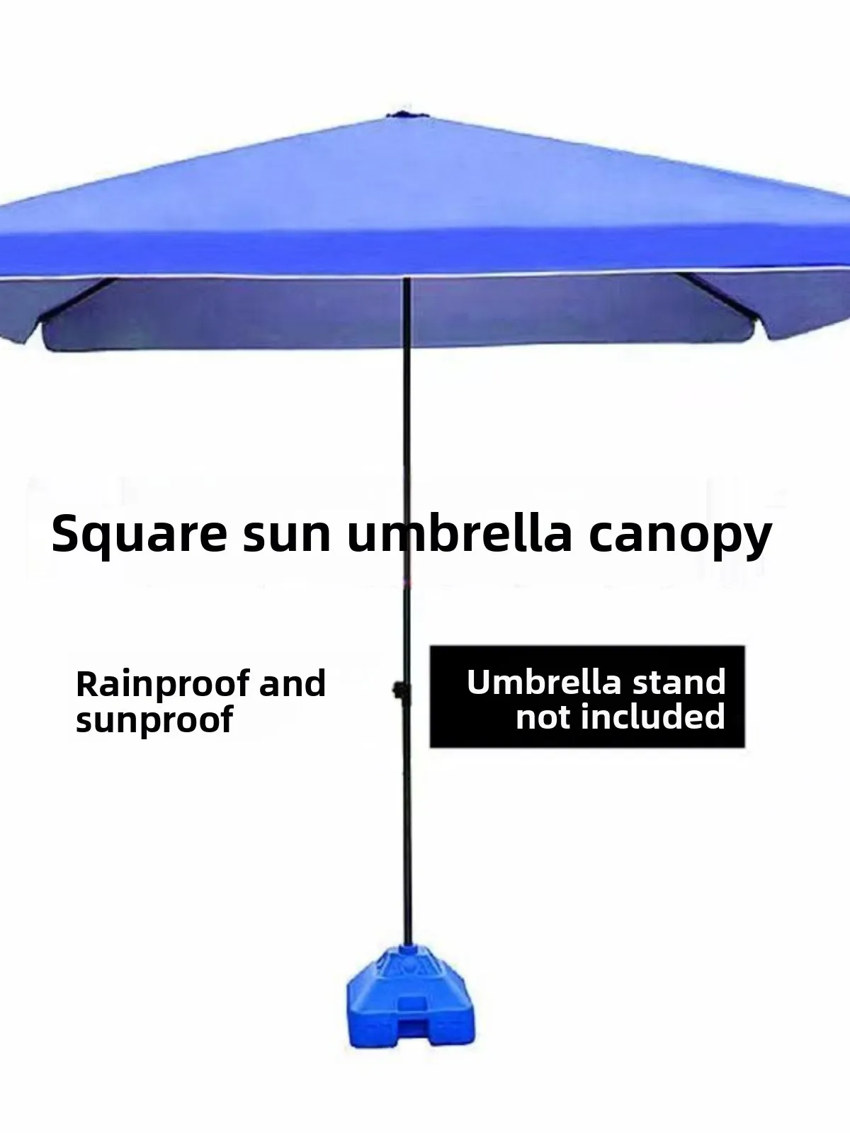 

Thiened открытый солнцезащитный зонт, замена холста, двухслойный солнцезащитный крем, водонепроницаемый квадратный зонт, подходит для непромокаемой кости...