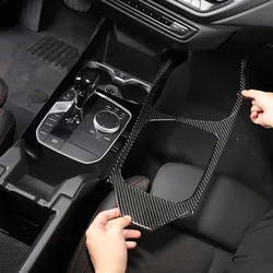 Soft carbon fiber For BMW 1 Series 2 Series F40 F44 2020-2023 Car Center Control Panel Frame Decoration Sticker Car Accessories