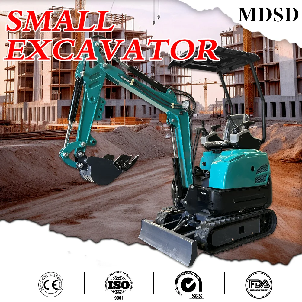 حفارة زراعية صغيرة 1.8 طن لحفارة زاحفة هيدروليكية كوبوتا متعددة الوظائف EURO 5 EPA حفار صغير تسليم سريع