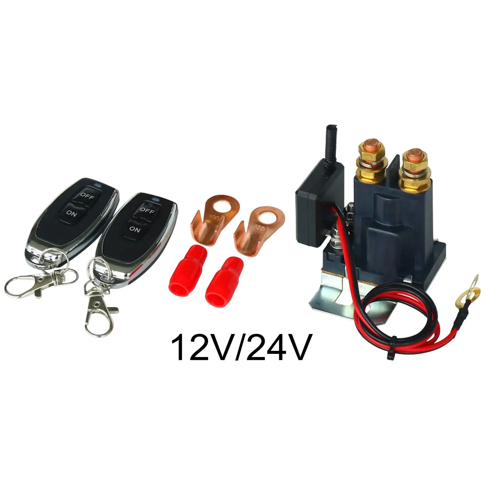 Battery Switch Isolator Prevent Battery Drain Anti Lost with 2 Keys Battery Kill