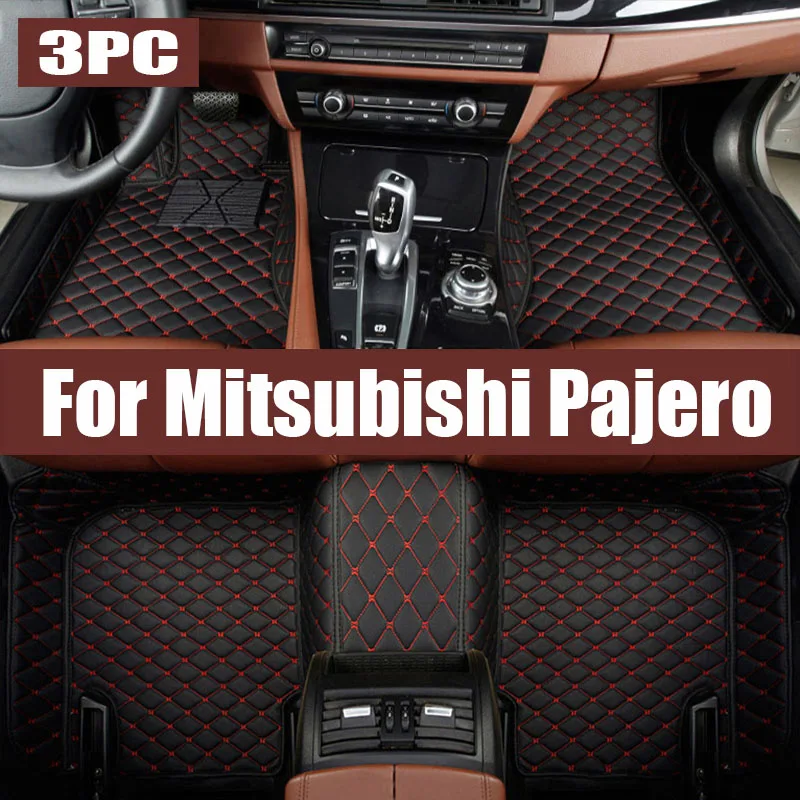 

For Mitsubishi Pajero V93 V97 2010-2020 2021 Car Floor Mat Carpet tpe Foot Pad Mats Cover Car-styling trunk mat