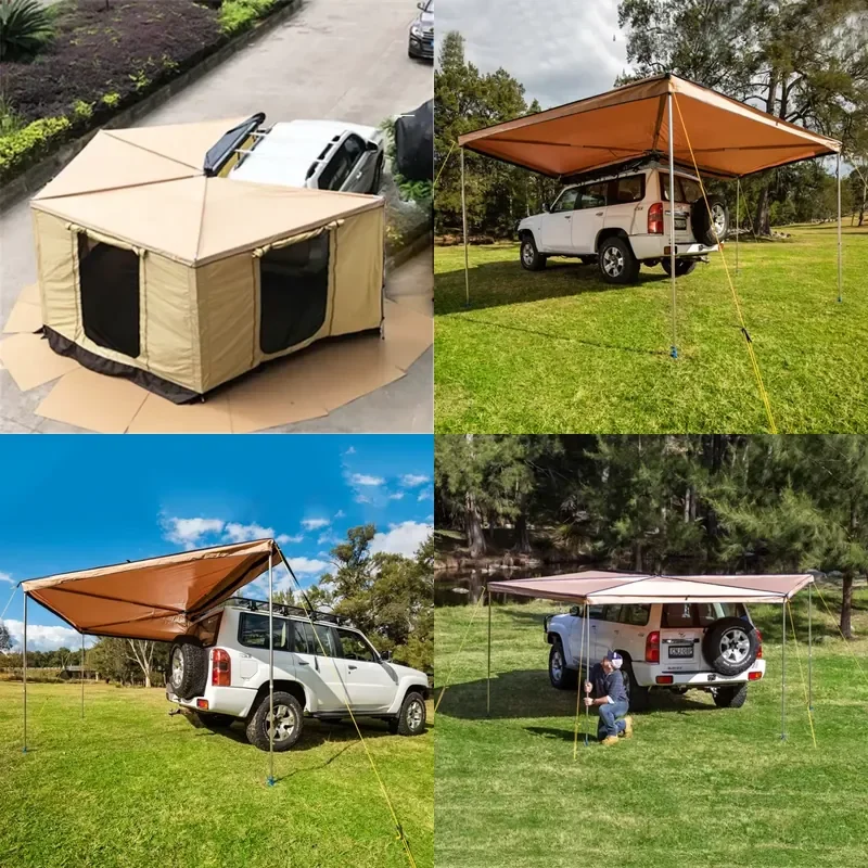 4x4 Accessories Sector Car Foxwing Awning / Retractable Foxwing Awning Room