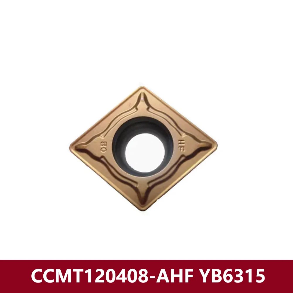 Original CCMT120408-AHF YB6315 Carbide Inserts CCMT120408 AHF CNC Lathe Cutting CCMT432-AHF CCMT1204 CCMT 120408 CCMT12 Holder