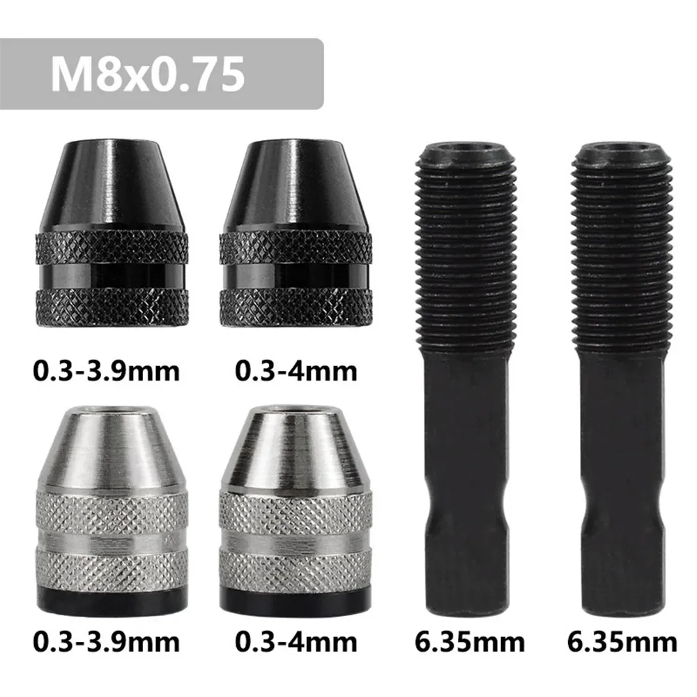 M8x0.75 Multi Drill Chuck Keyless For Dremel Rotary Tools Diameter 17mm Mini     Universal  Dril