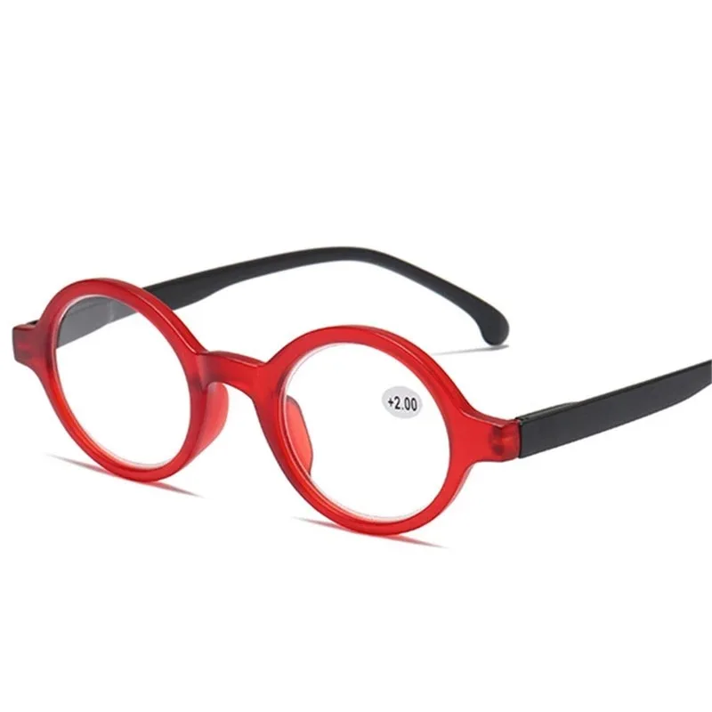 Mai Blume Retro Brille für Sichtheit Runde Vintage Brillen für Männer Frauen Rahmen mit Dioptrien +1+1,5+2+2,5