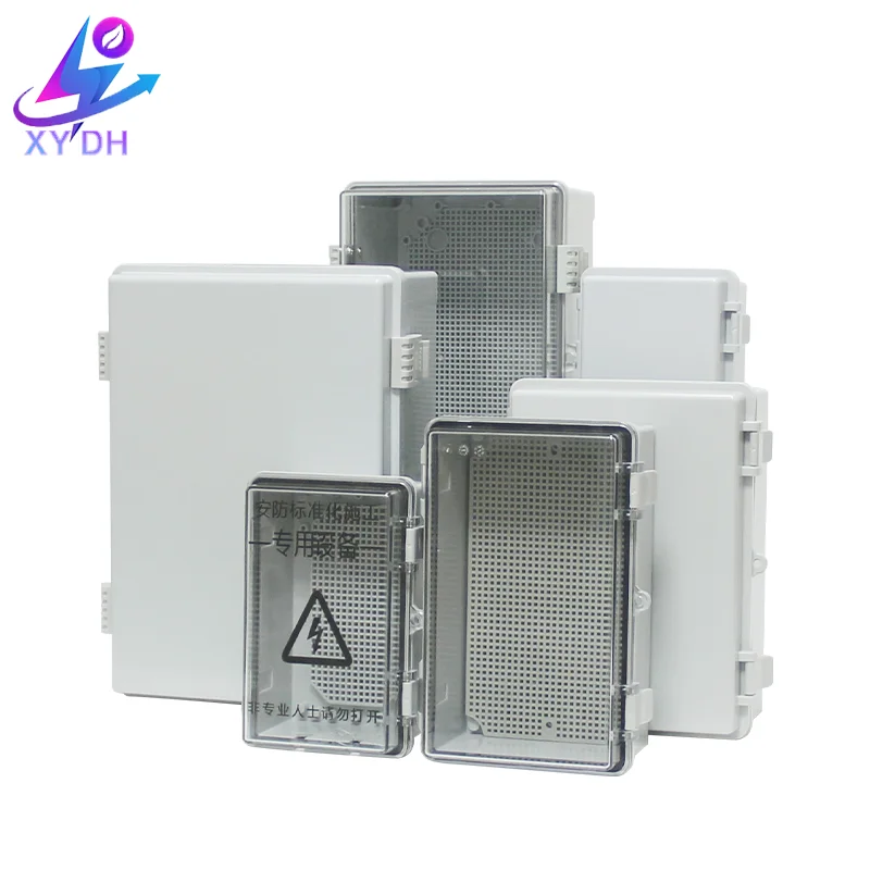 IP66 Electrical Plastic Enclosure ABS Power Junction Box Outdoor Waterproof Distribution Box for Electric Instrument Project