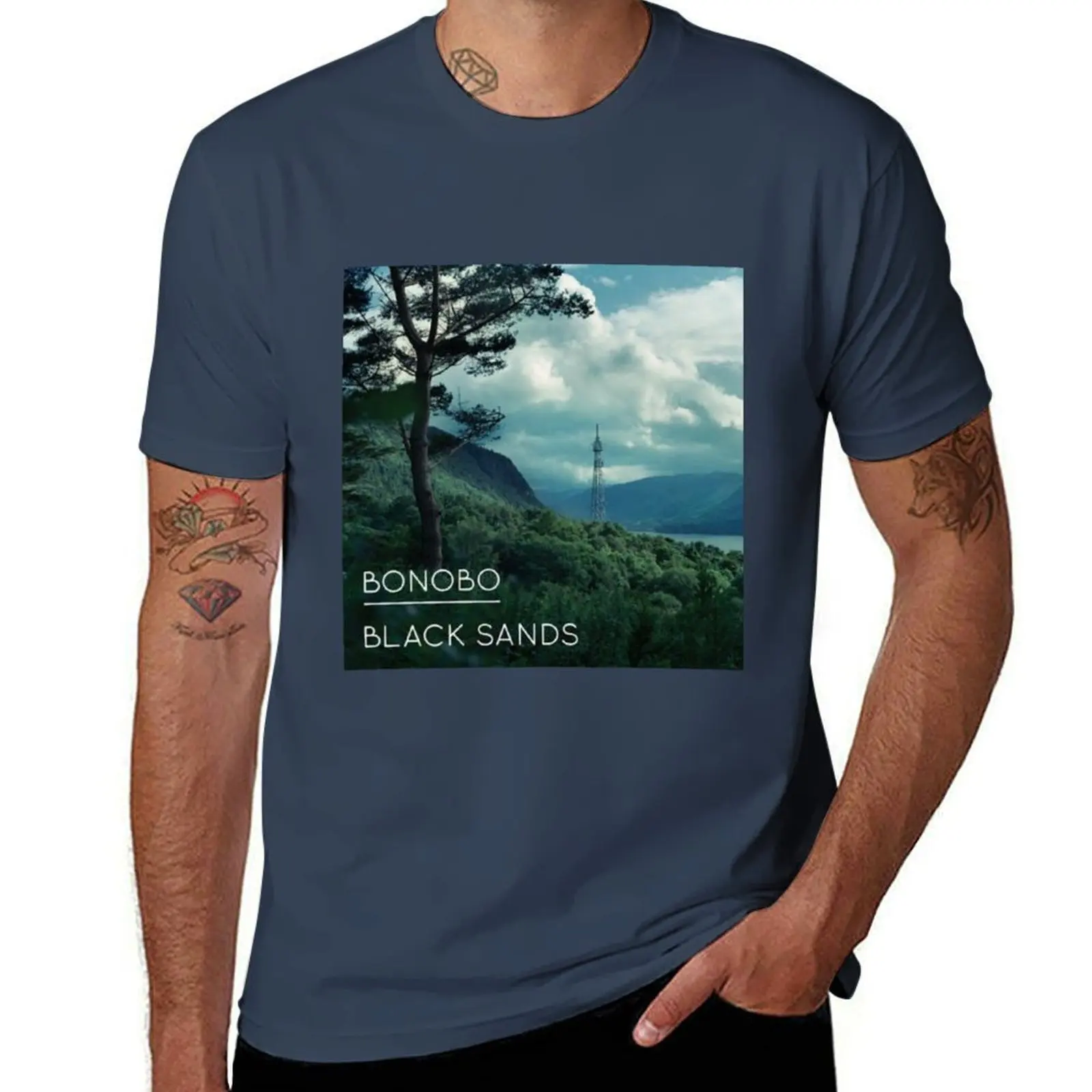 

Bonobo Black Sands T-Shirt t shirts for man pack white man t shirt graphic t shirt personalised T-Shirt
