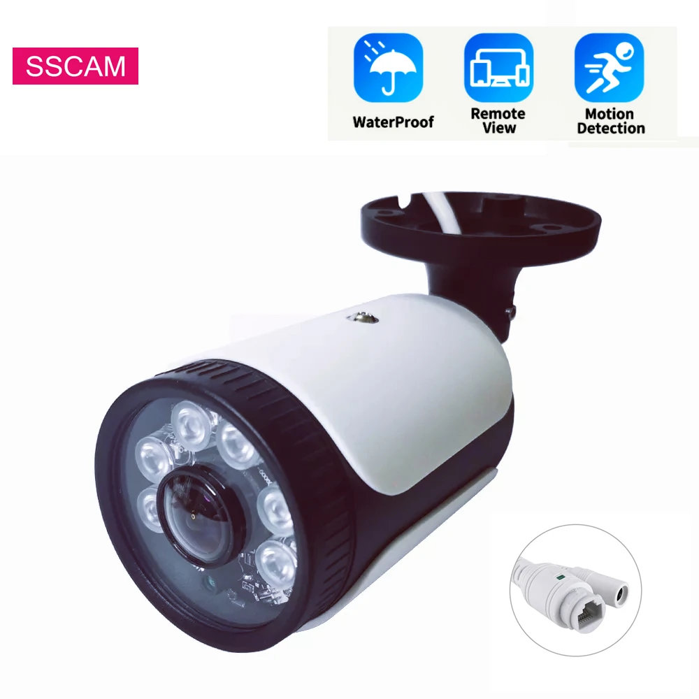 

8MP ONVIF IP Camera POE 1.7MM Wide Angle Fish Eye Motion Detection XMEye 5MP Wired IP Security Infrared Fisheye Camera 20M IR