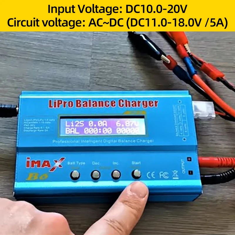 Imax B6 80W baterie nabíječka lipo nimh li-ion ni-cd digitální lipro gáže nabíječka vykladače 1-6S pro RC FPV letounu prodleva auto