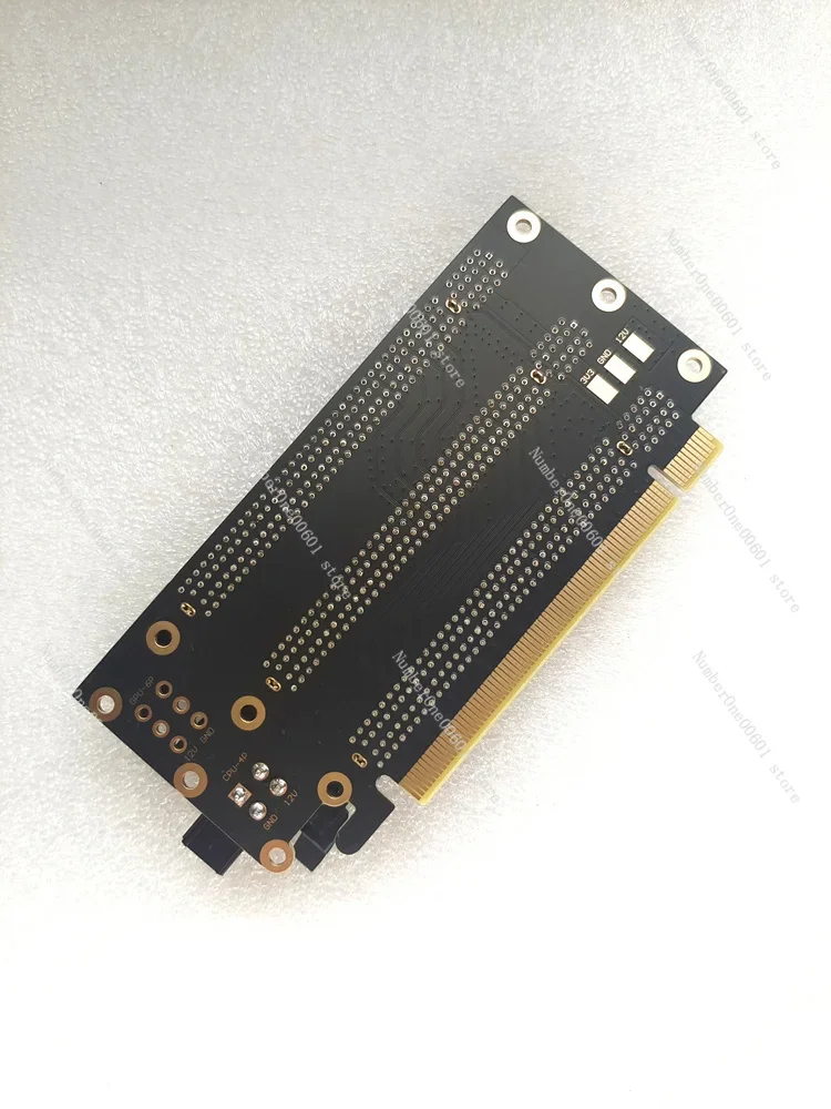 Split Card X16 To X8x4x4 Lateral Adapter Card Expansion Card One in Three ITX Three Slot Extension Split