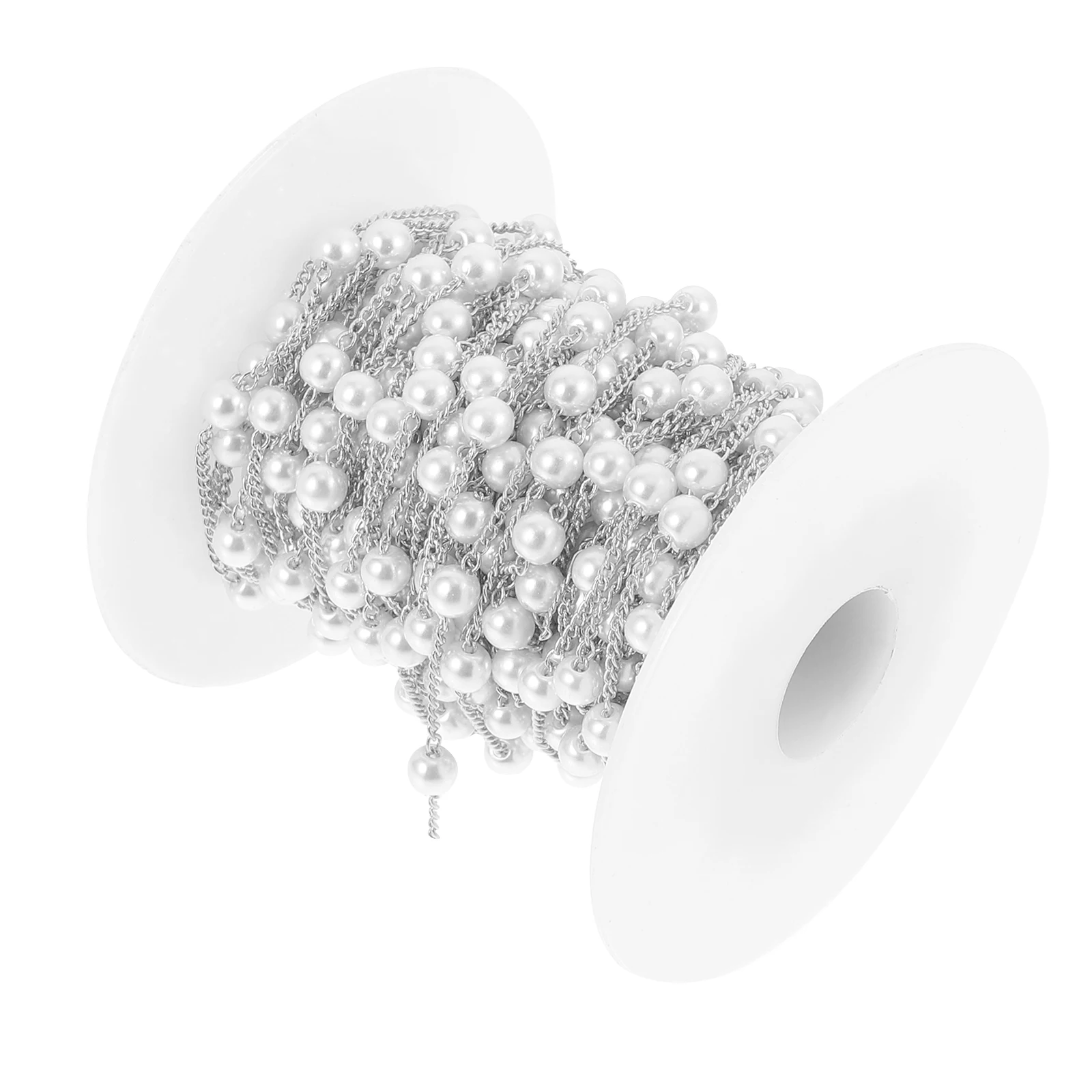 

Pearl Chain Decor Material H Supply Lightweight DIY Headdress Resin Bracelet Making Accessories Jewelry Craft Parts