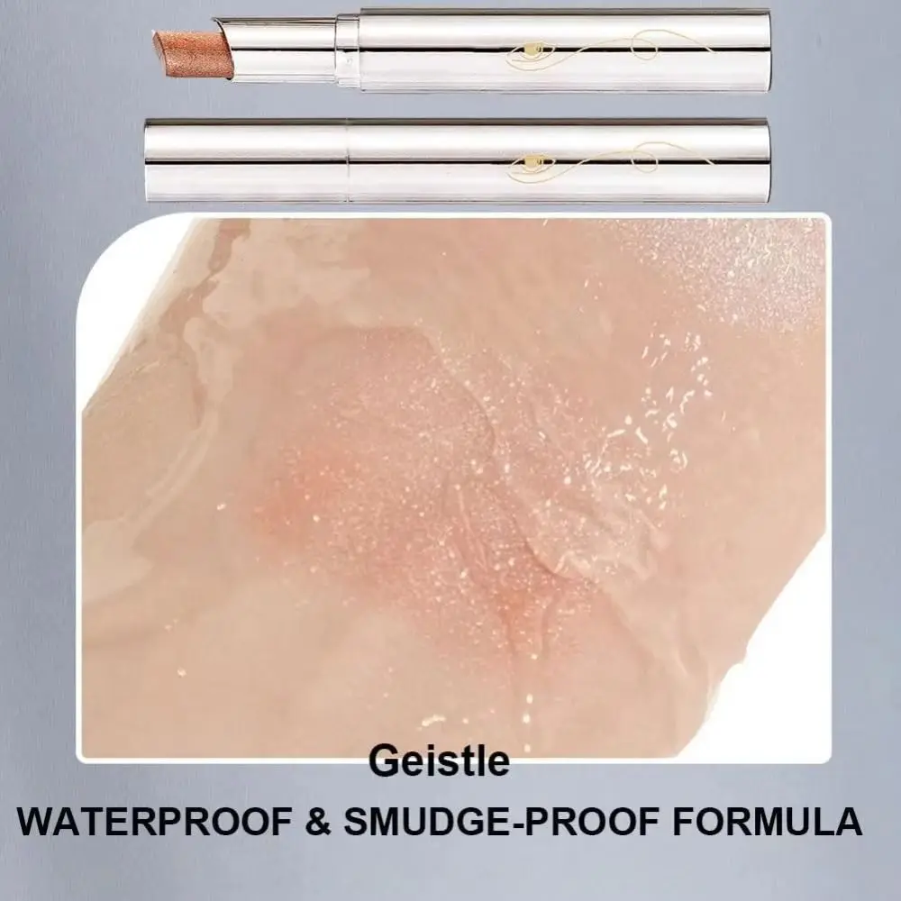 Surligneur polyvalent 3 couleurs crème ombre à paupières scintillant longue durée fard à paupières bâton paillettes outils de maquillage pour les yeux été