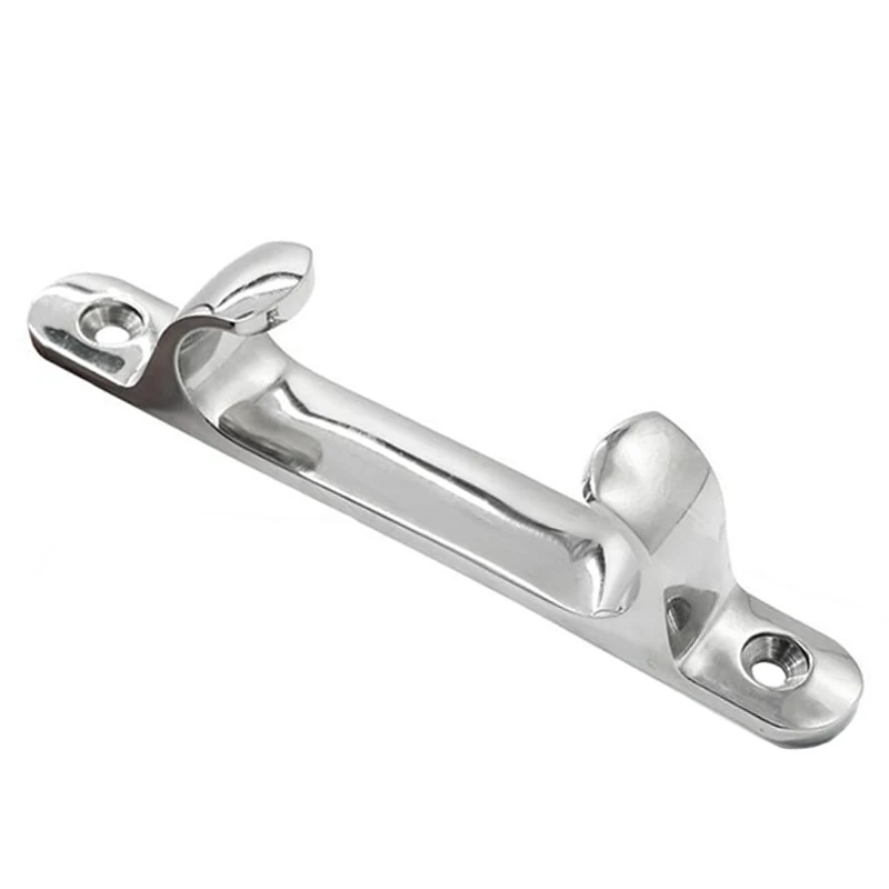 Boat Cleat Line Straight Bow Chock Straight Cable Guide Silver Accessories Boat Marine Dock Cleat Chock 5\