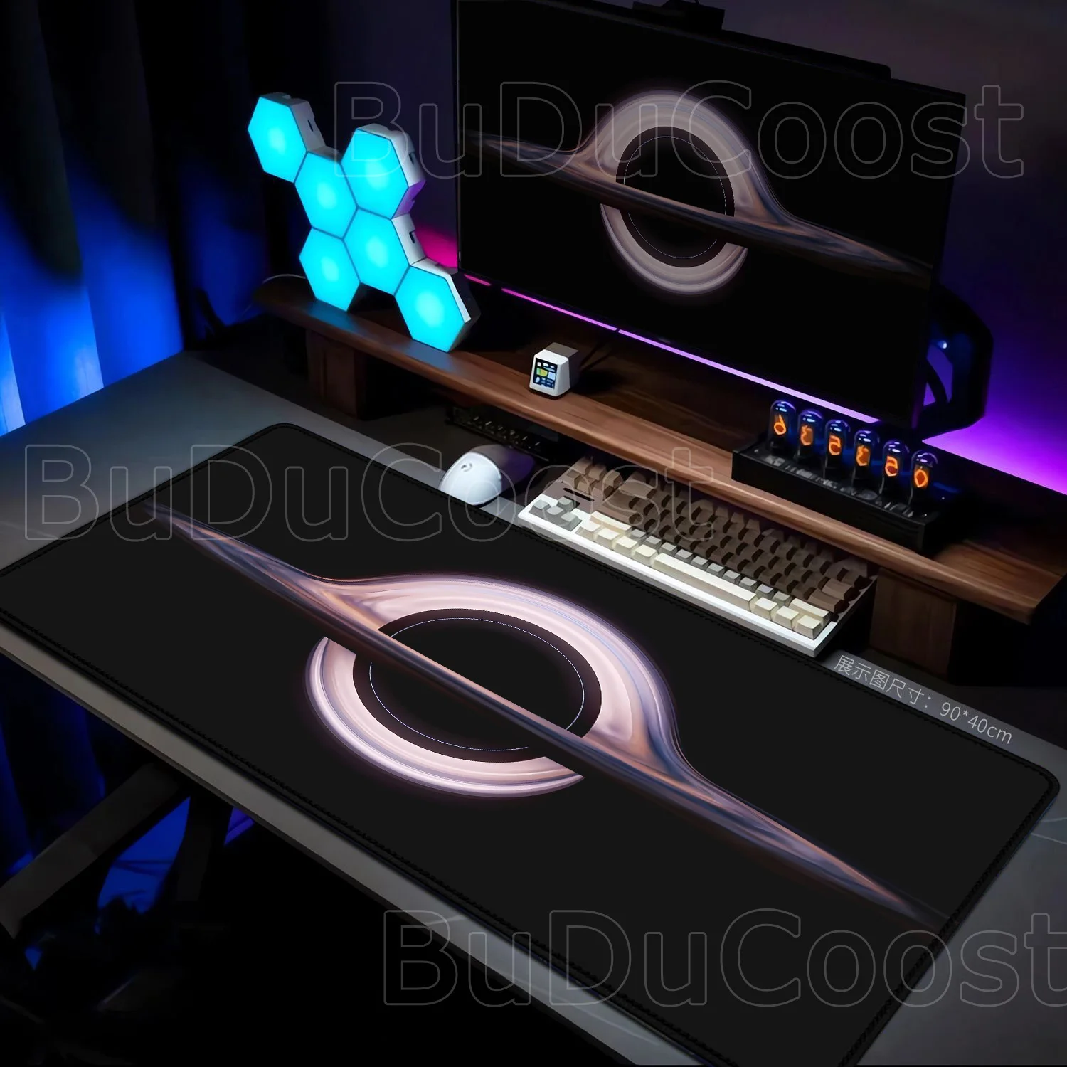 HD Printing Cosmic Black Hole Mousepad 900x400mm Large Computer Office PC Desk Mat XXL Laptop Mouse Pad Keyboard Mat Accessories