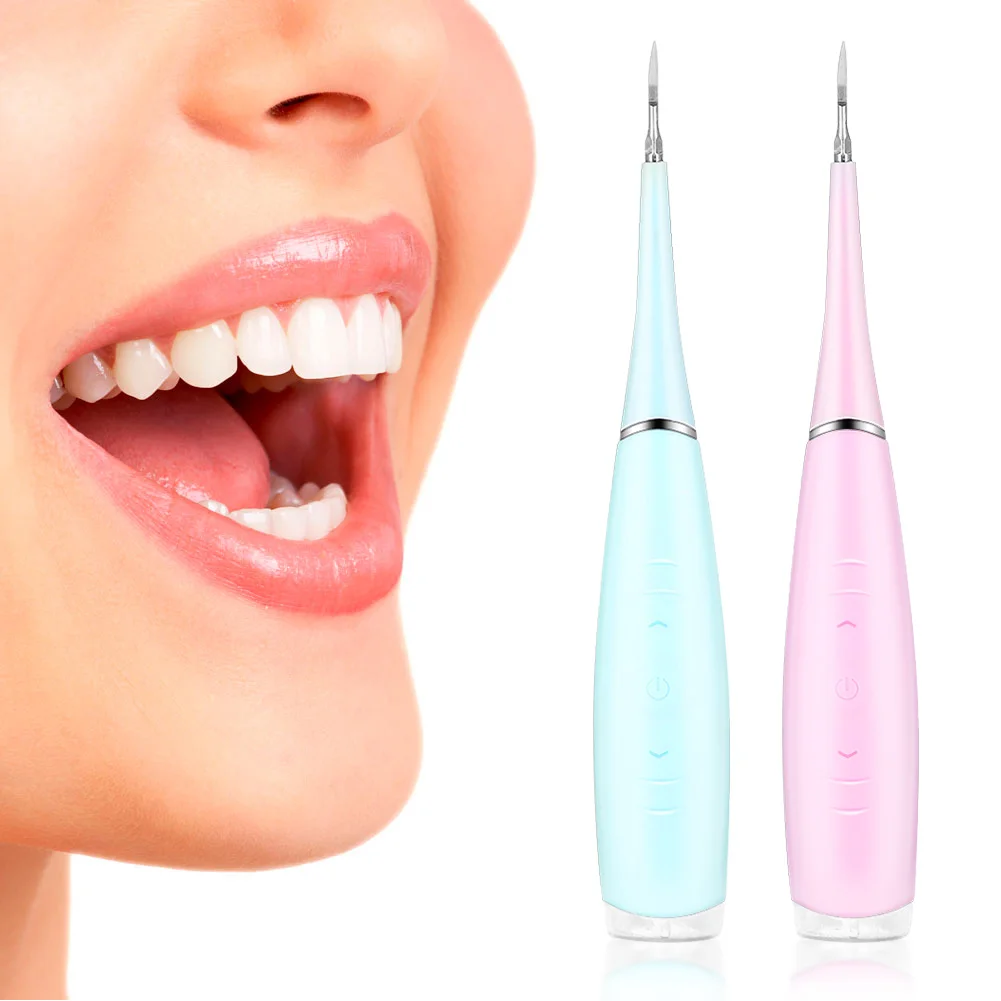 

Portable Electric Sonic Dental Scaler Tooth Calculu Remover Tooth Stain Tartar Clean Tool Dentist Whiten Teeth Care Oral Hygiene