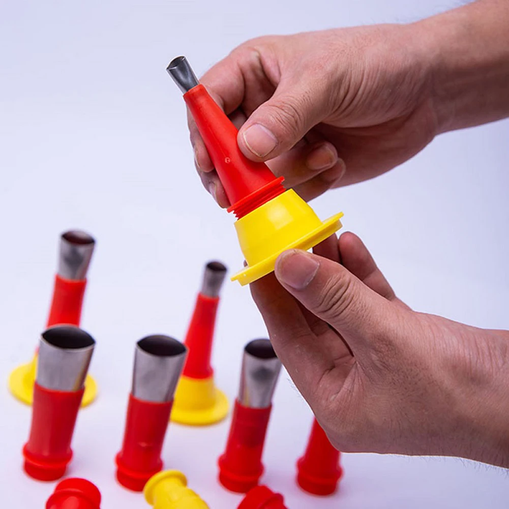 22Pcs Stainless Steel Caulking Finisher Caulk Nozzle Applicator Glue Kitchen Bathroom Sink Joint Silicone Caulking Tools Sealant