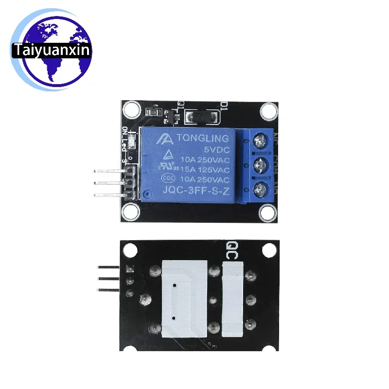 1PCS~5PCS KY-019 DC5V 1channel Relay Module for Arduino Raspberry Pi PIC + 3PCS 10CM 10Pin Dupont Line for Arduino Relay