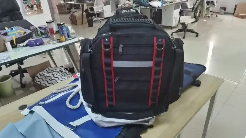 Professional Large Capacity Multi Compartment Tool Bag Heavy Duty Zipper Design Organizer