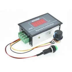 DC 6-60V 12V 24V 36V 48V 30A PWM DC Motor Speed Controller Regulator Motor Speed Controller with Start Stop Switch