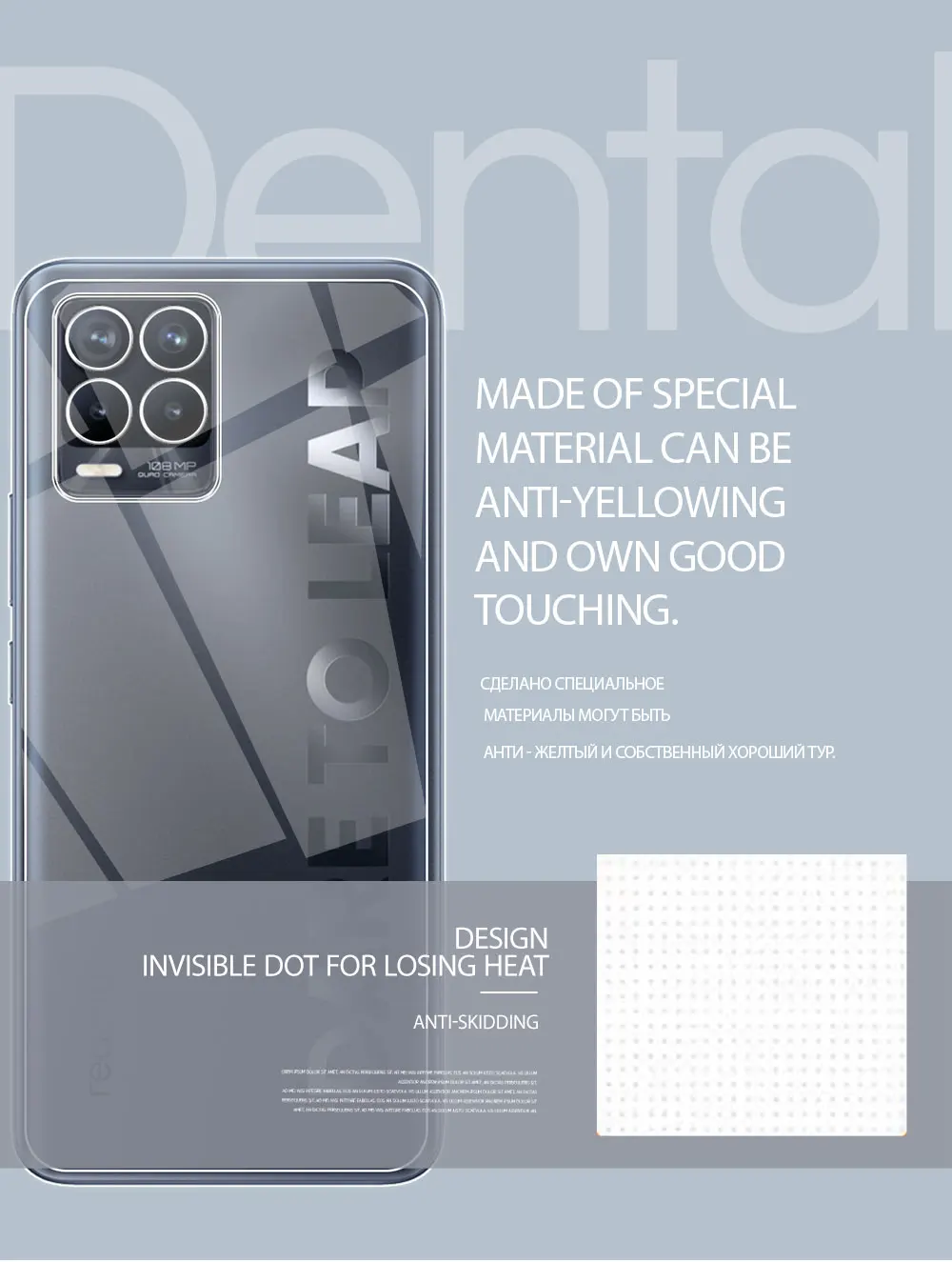 Cover Per Realme 8 PRO Con 2 Pellicole Protettive – Custodia In Silicone Morbido Trasparente Con Airbag Antiurto E Bordi Rialzati