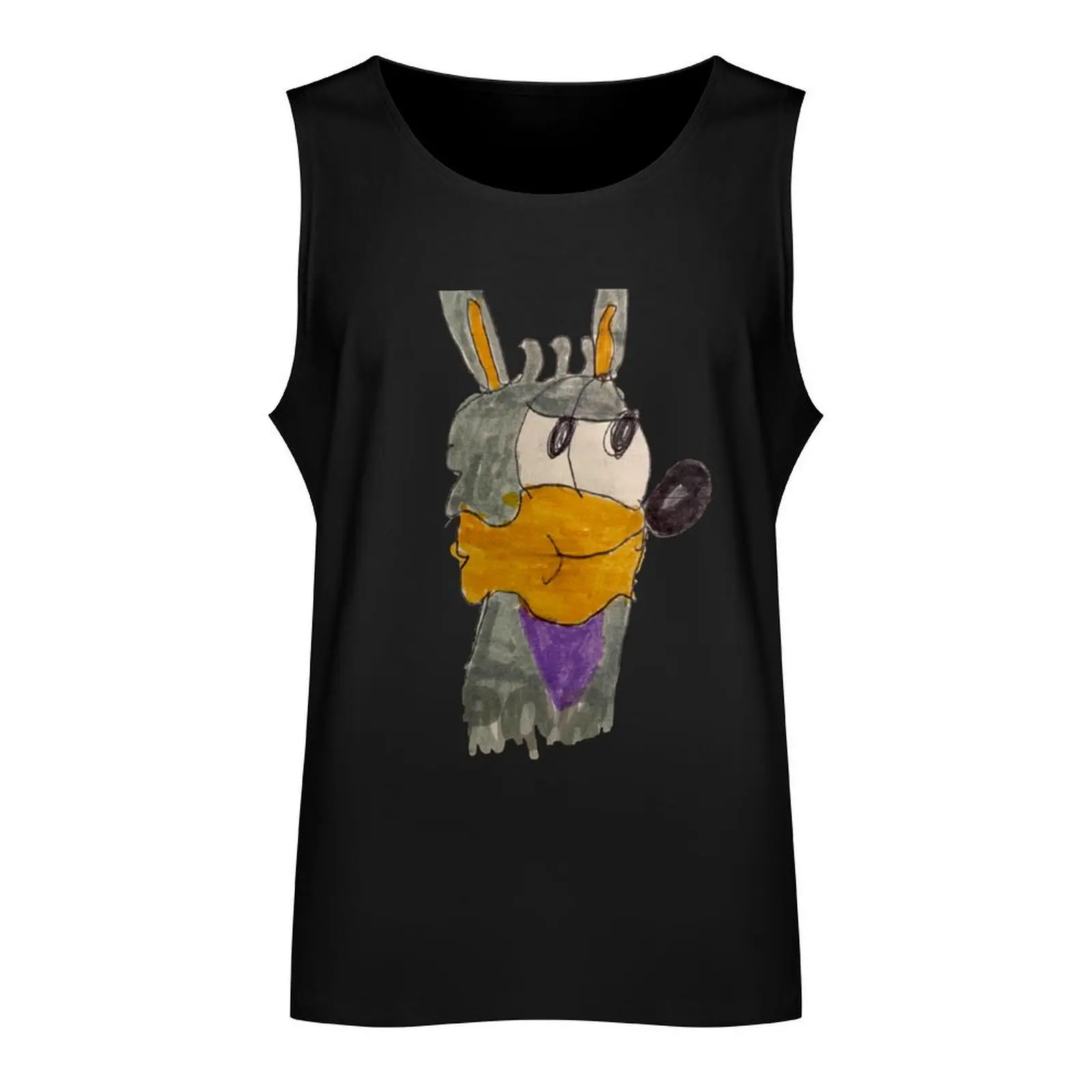 Smug Wolfy! Silly Character #7! Tank Top Men's sports t-shirt basketball