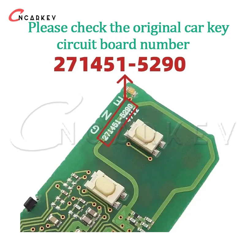 Smart Key for LEXUS RX350 CT200h 2011 2012 2013 2014 2015 314.35MHz FSK 4D Chip 3 Buttons 271451-5290 HYQ14ACX Remote Fob Logo