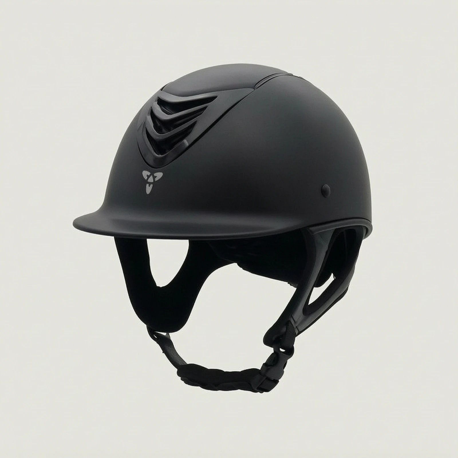 Equestrian Riding Helmet Matte Riding Helmet with Chin Strap Padded Breathable for Equestrians, Stables