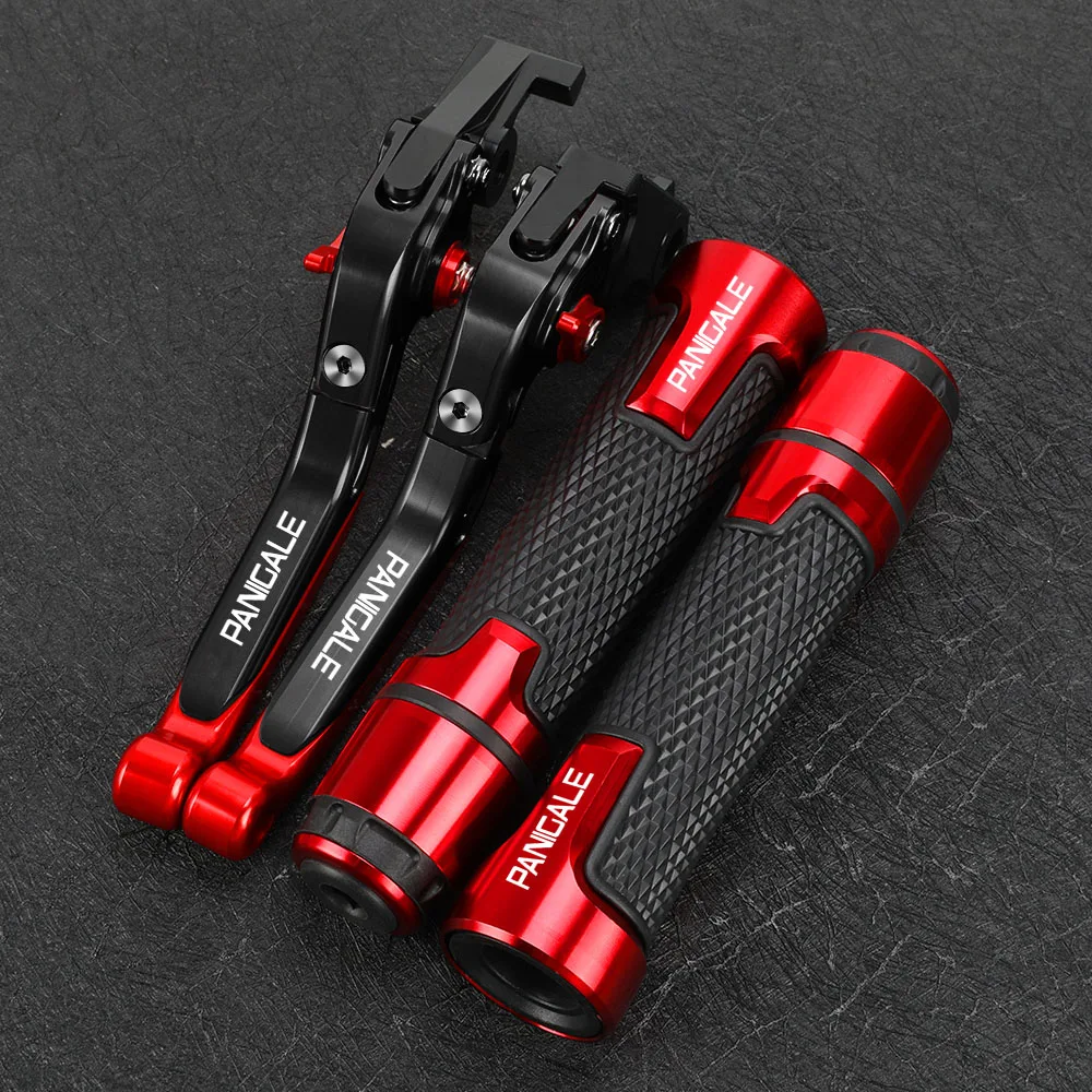 

For DUCATI Panigale V4 V2 1299 1199/S/R 959 899 Motorcycle Extendable Handbrake Brake Clutch Levers Handle Grip Handlebar Grips