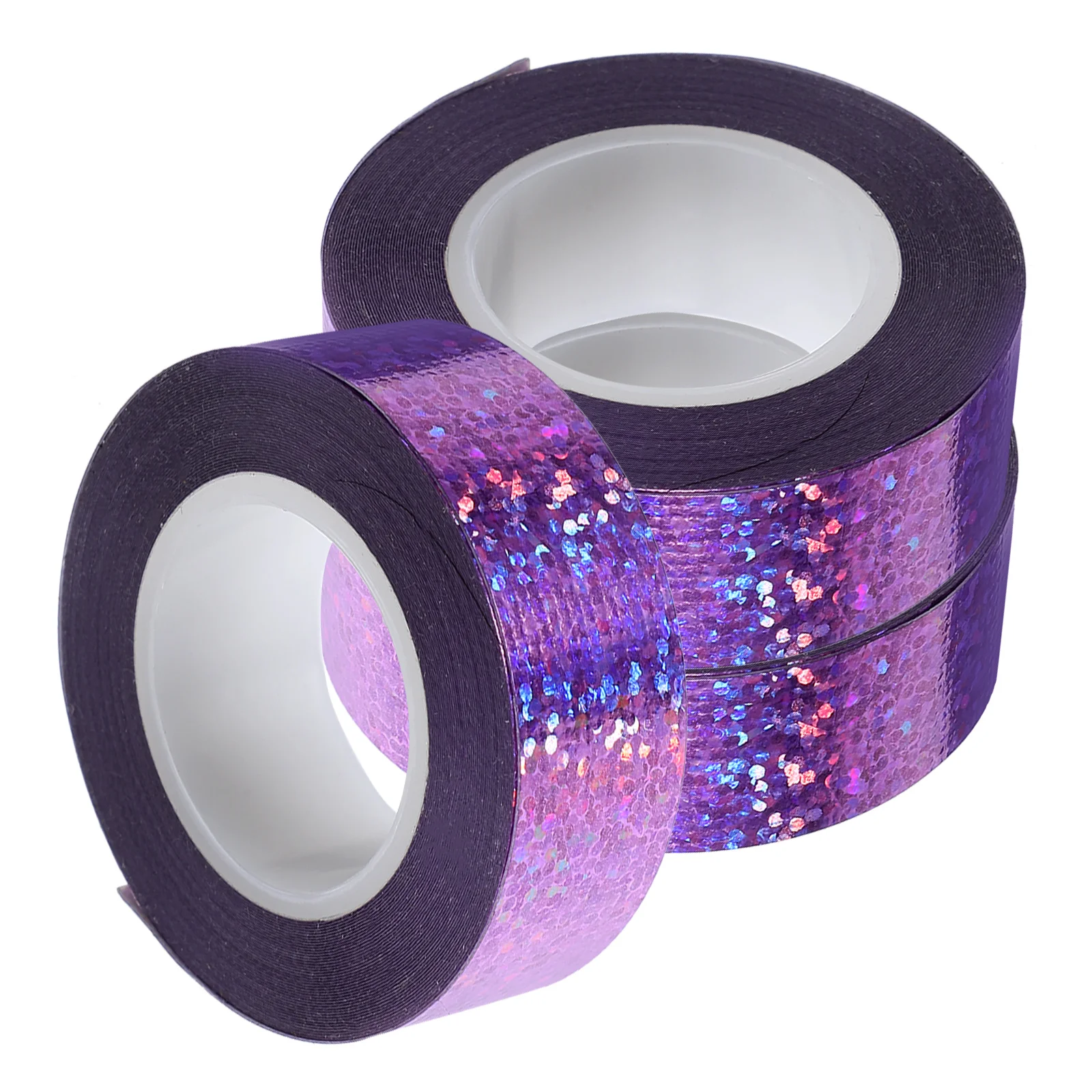 3 Rolls Cloth Tape for Decor Colored Duct Colorful Glitter Stickers Carpet Heavy Duty Rug