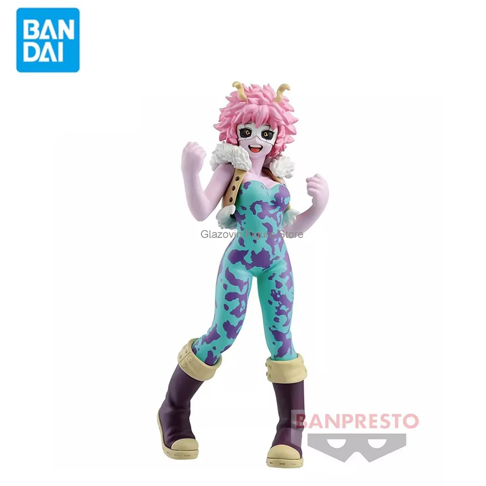 Original Genuine Banpresto My Hero Academia 16cm Ashido Mina Colorful Kawaii Action Figure Kids Gift For Christmas Droppshiping