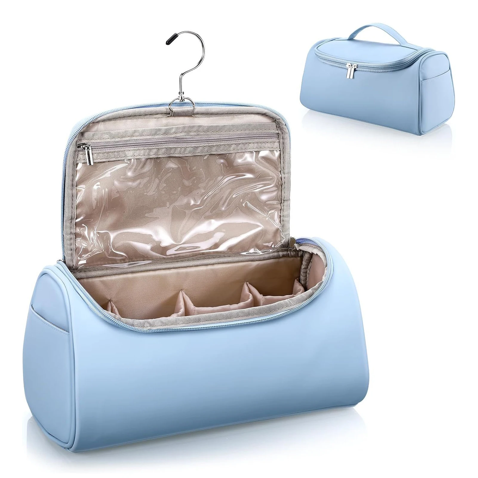 

Портативная дорожная сумка-органайзер для фена/плойки, водонепроницаемый чехол из ПУ с крючком для дома и путешествий