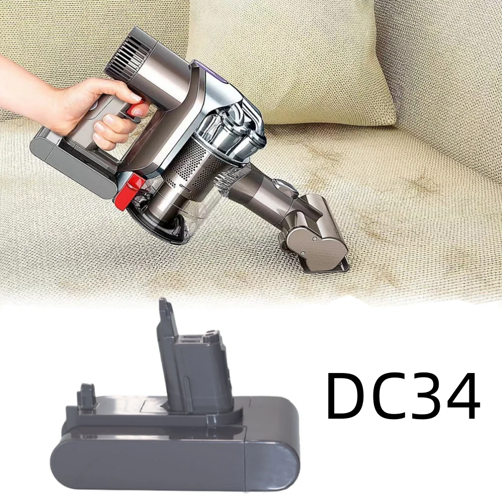 For Dyson DC35 DC45 DC31B DC34 DC44 Animal DC56 DC57 DC31 22.2V 6800mAh lithium-ion vacuum battery, only applicable to Type B