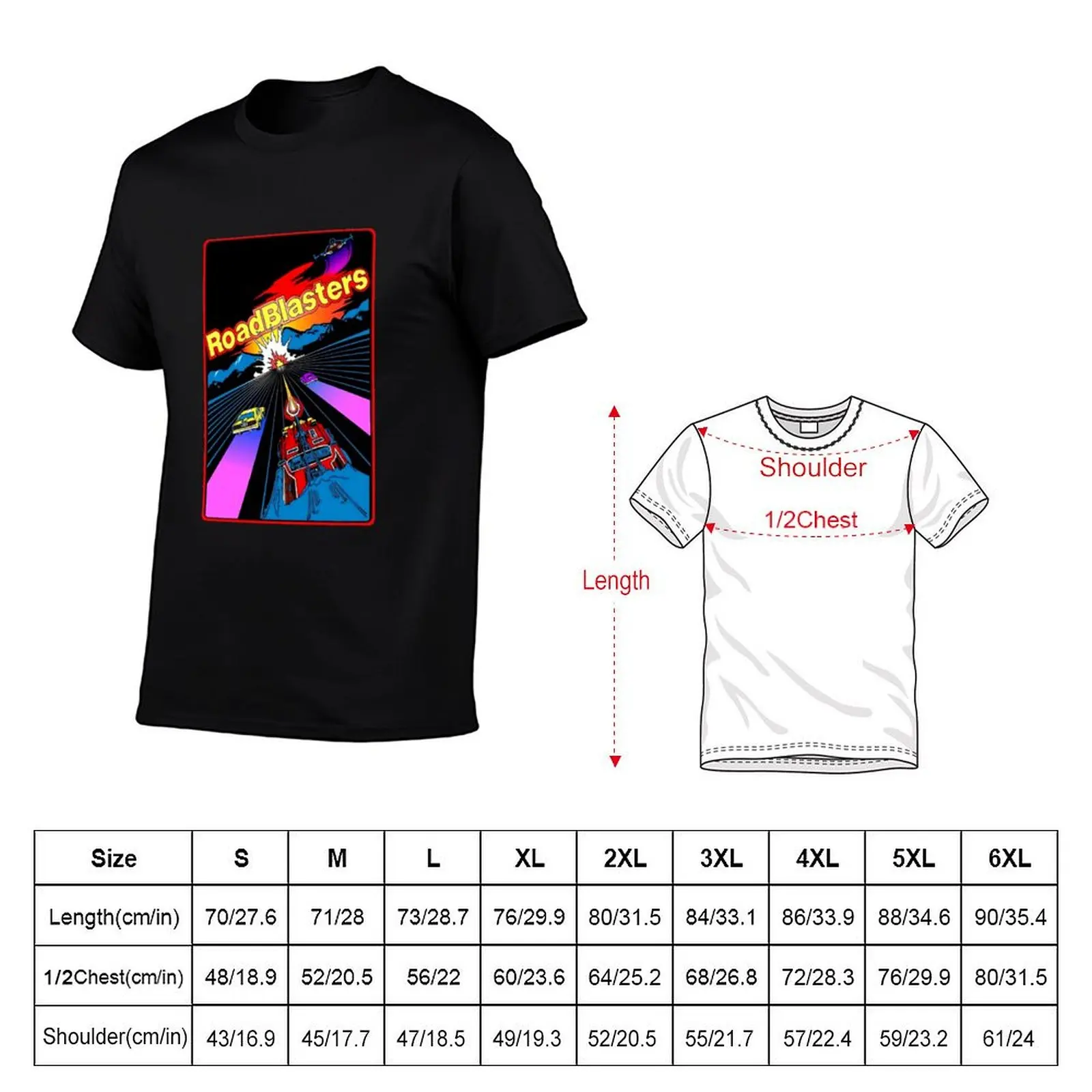 Road Blaster T-Shirt baggy shirts quick drying men workout shirt