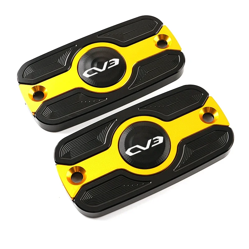 ل KYMCO CV3 550 550CC CV 3 550i 2019-2025 + اكسسوارات دراجة نارية CNC سبائك الألومنيوم سائل الفرامل اسطوانة غطاء خزان غطاء