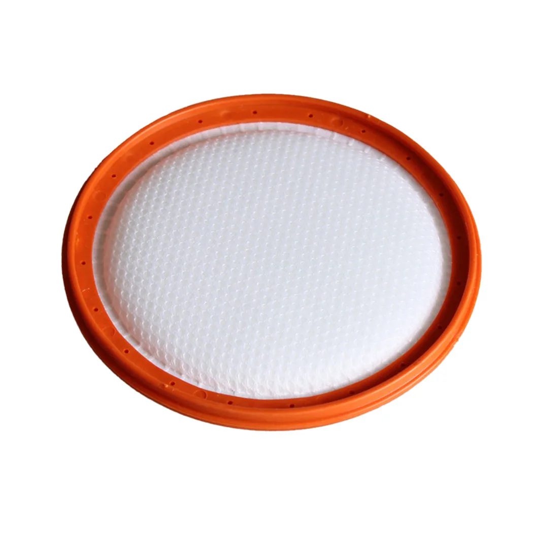 2 Packs Pre Motor Filter For Goblin GVC304B Vacuum Cleaner 125mm Orange+White Filters Household Cleaning Tools Robot Part