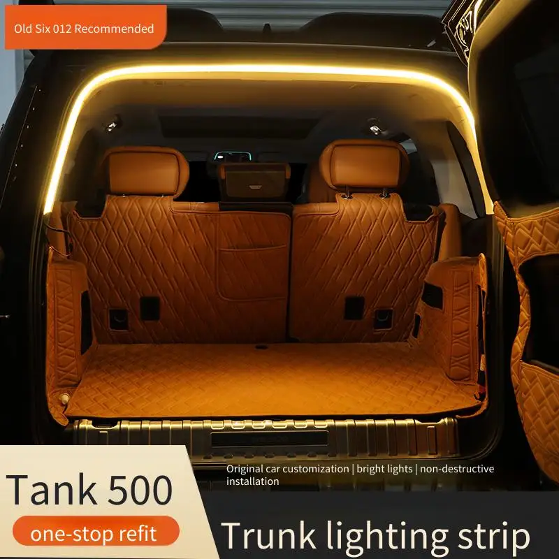 

Подходит для танка 500hi4t/hi4z, гибридный топливный автомобильный атмосферный светильник, декоративная полоса багажника, светодиодное освещение багажника