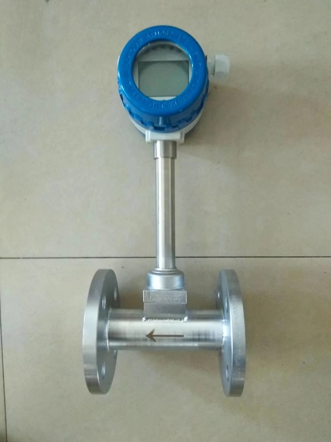 LCD Display Digital Air CO2 Vortex Flowmeter Steam Liquid Water Flow Meter