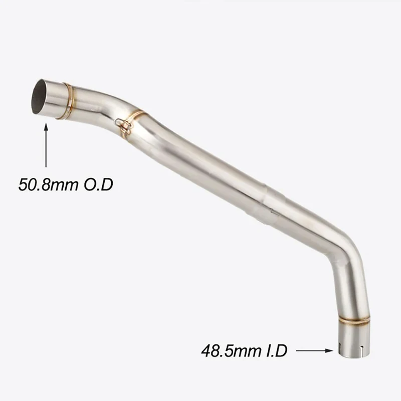 Motorcycle Exhaust Middle Link Connect Escape Pipe For Honda CBR600RR F5 2005-2017 Matched Original Muffler